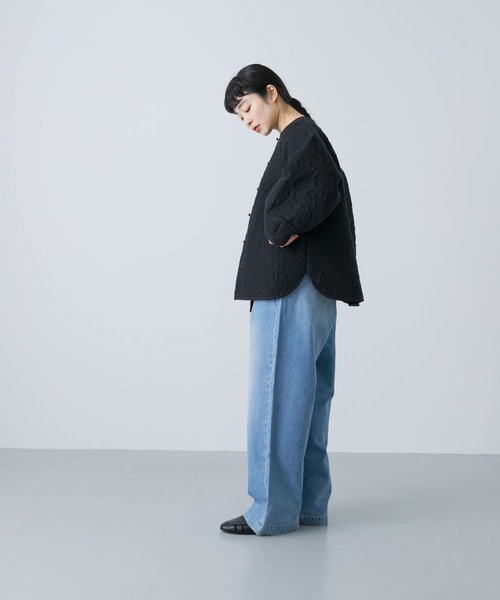 かぐれ ノーカラージャケット FREE アイボリー レディース : ZOZOTOWN