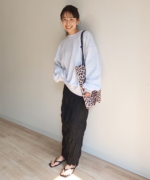 「CREDONA」 ロングスカート FREE ブラック レディース_画像3