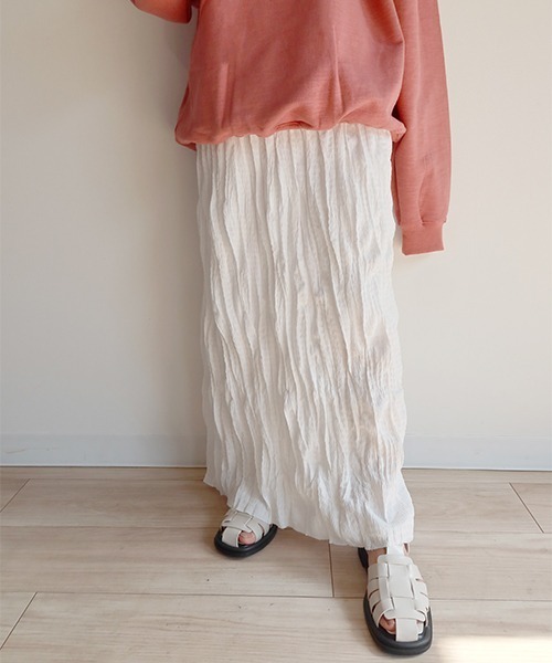 「CREDONA」 ロングスカート FREE ブラック レディース_画像7