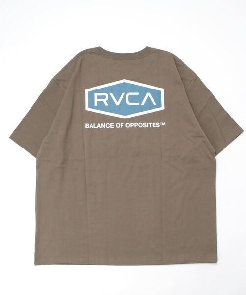 「RVCA」 半袖Tシャツ M ホワイト系その他3 メンズ_画像3