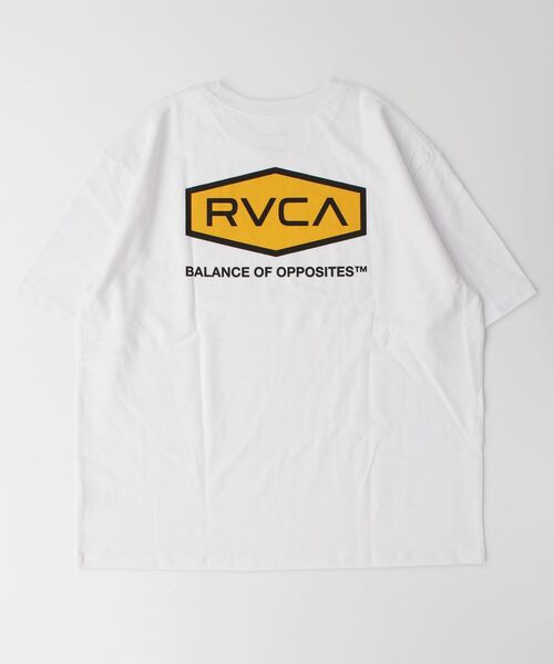 「RVCA」 半袖Tシャツ M ホワイト系その他3 メンズ_画像4