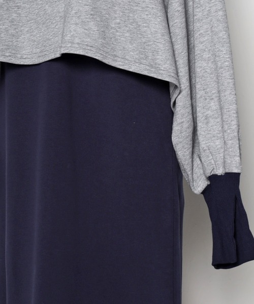 Bonjour Sagan（ボンジュールサガン） コンビワンピース FREE ブラック