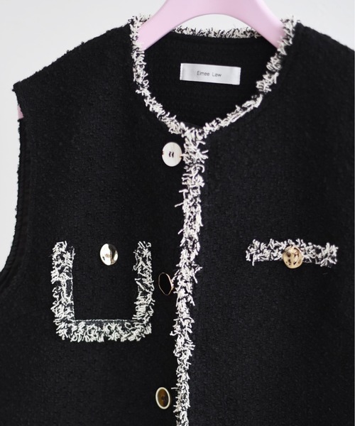 Eimee Law（エイミーロウ） ベスト 38 ブラック レディース : ZOZOTOWN