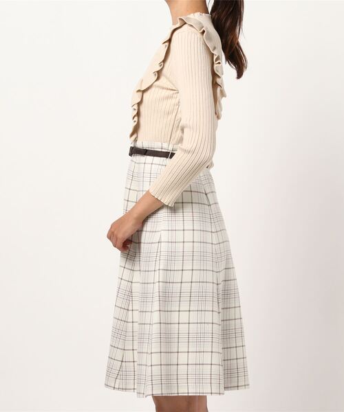 「LAISSE PASSE」 ドッキングワンピース SMALL アイボリー レディース_画像2