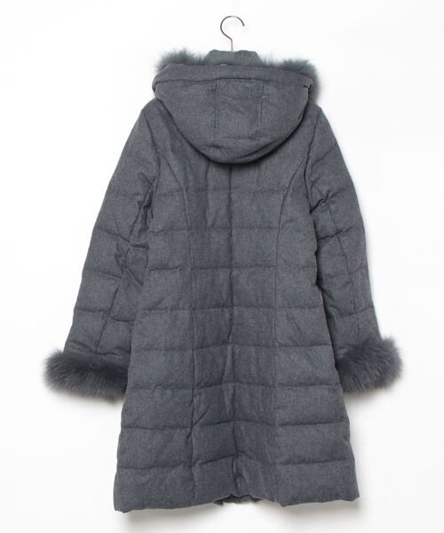 「RUIRUE BOUTIQUE」 ミリタリーコート X-LARGE チャコールグレー レディース_画像2