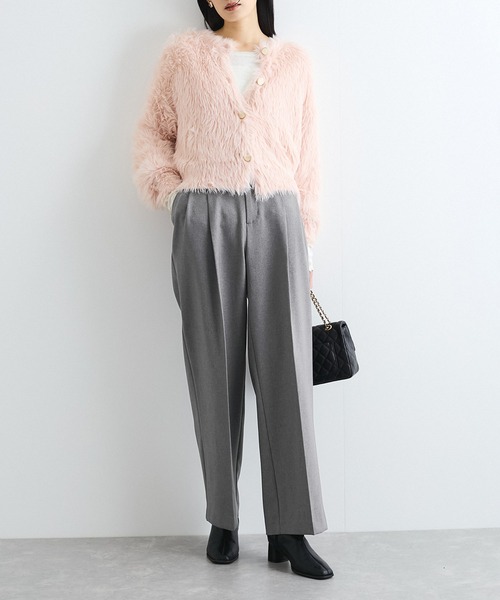 「VIS」 スラックス SS ベージュ レディース_画像5