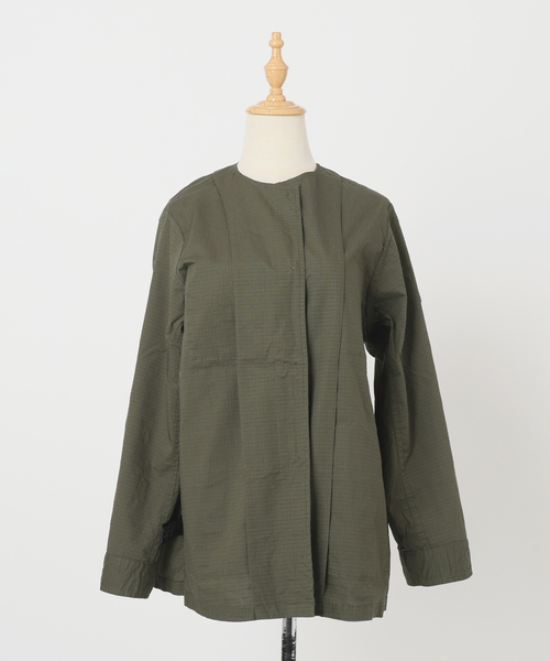 専用スローブIENA 完売品　ノーカラーサファリブルゾン SLOBE IENA｜《追加》ノーカラーサファリブルゾン | Rakuten Fashion