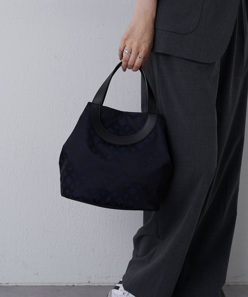 russet（ラシット） トートバッグ FREE ブラック×ブルー レディース