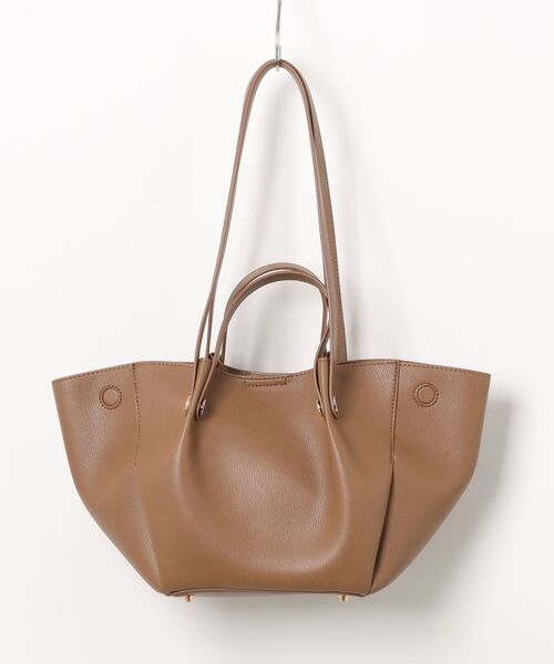 【美品】KINOTHEKEI（キノザケイ）petal shape 2WAYバッグ KINO THE KEI トートバッグ petal shape 2WAY バッグ ( ポーチ付き