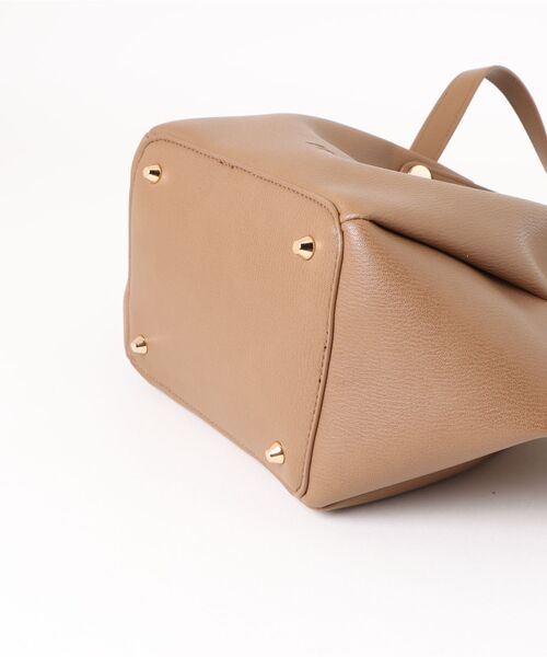 【美品】KINOTHEKEI（キノザケイ）petal shape 2WAYバッグ KINO THE KEI トートバッグ petal shape 2WAY バッグ ( ポーチ付き