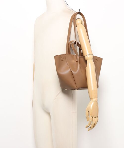 【美品】KINOTHEKEI（キノザケイ）petal shape 2WAYバッグ KINO THE KEI トートバッグ petal shape 2WAY バッグ ( ポーチ付き