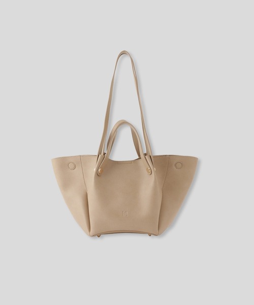 KINO THE KEI トートバッグ petal shape 2WAY バッグ ( ポーチ付き