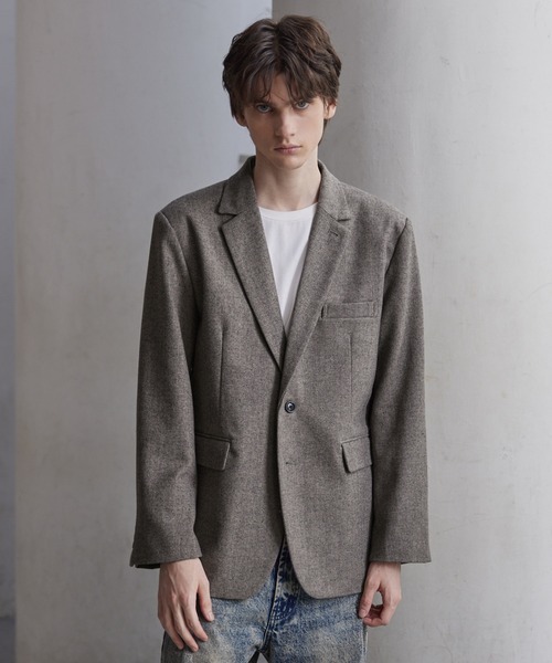 「CLEL」 テーラードジャケット S ベージュ メンズ_画像5