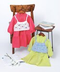 ワンピース 「洗える」ニットビスチェ&襟フリル...の詳細画像4