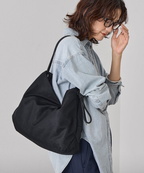 トートバッグ 「A4サイズ対応/軽量/デイリーに活躍」メッシュワンハンドルトートバッグ レディースの画像