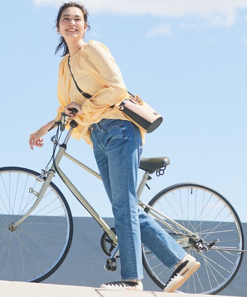 「23区」 デニムパンツ 40 ブルー レディース_画像3