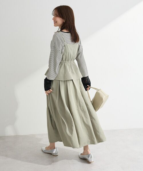 Green Parks（グリーンパークス） ワンピース SET2点 キャミビスチェ＋