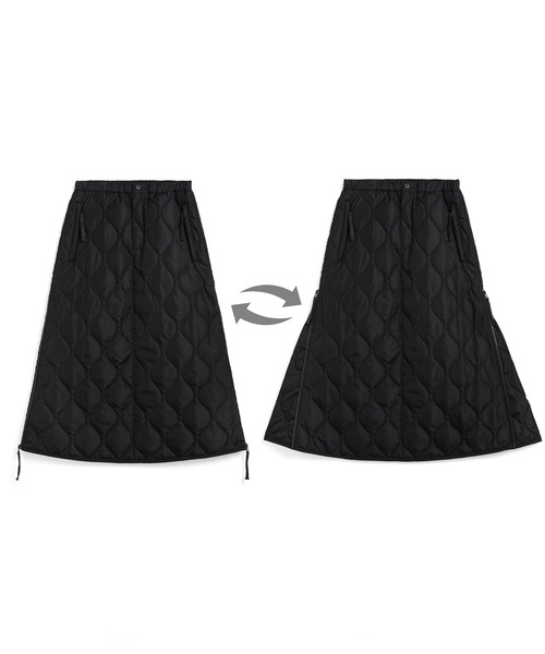 「TAION」 スカート L ブラック レディース_画像5