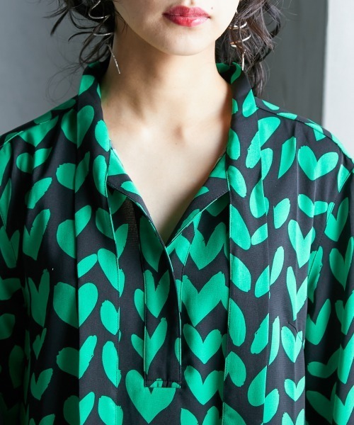 「GEVS.」 長袖ワンピース M モカ レディース_画像4