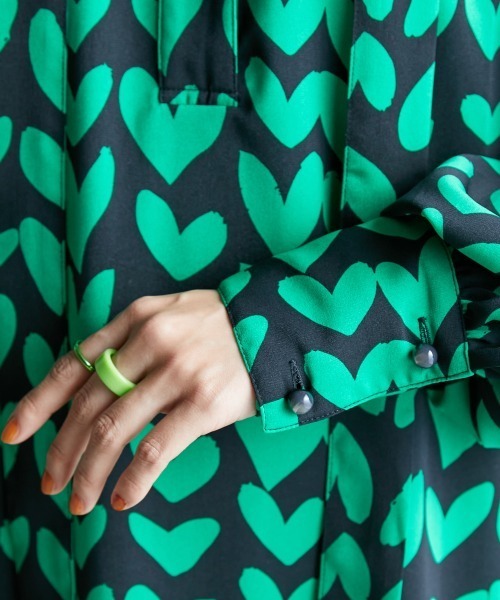 「GEVS.」 長袖ワンピース M モカ レディース_画像7