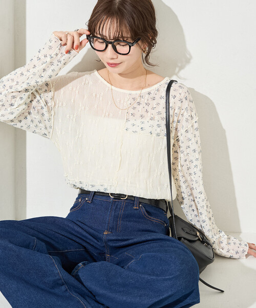 FREAK'S STORE（フリークスストア） tシャツ 限定展開 小花柄 プリント
