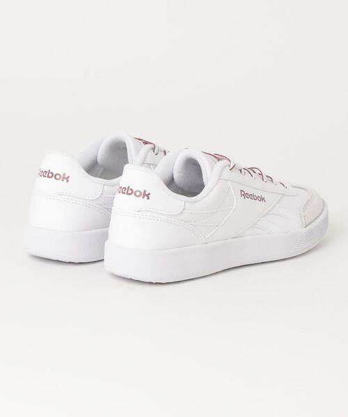 「Reebok」 ローカットスニーカー 24.5cm ホワイト×レッド レディース_画像2