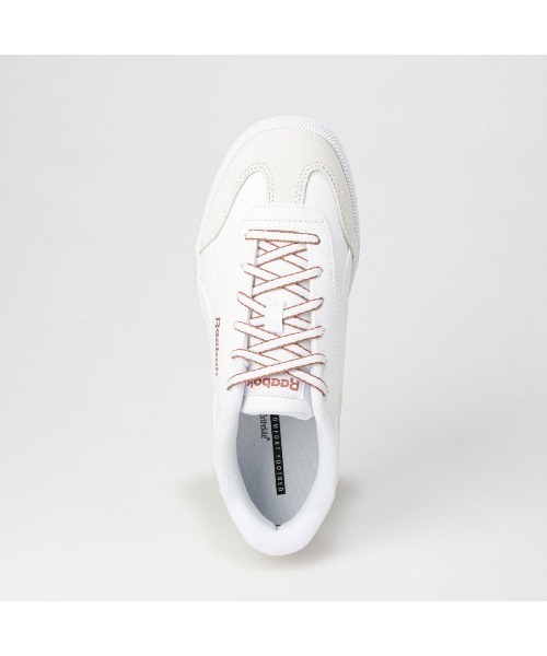 「Reebok」 ローカットスニーカー 24.5cm ホワイト×レッド レディース_画像6