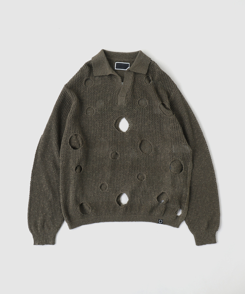 PHINGERIN（フィンガリン） セーター ニット HOLE KNIT SKIPPER メンズ