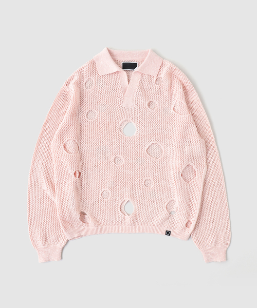 PHINGERIN（フィンガリン） セーター ニット HOLE KNIT SKIPPER メンズ 