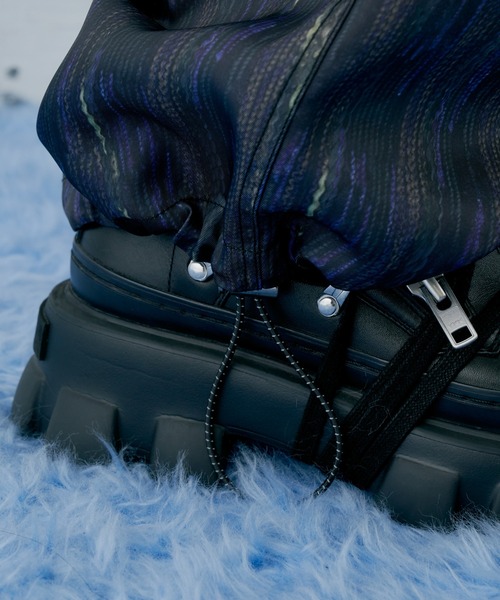 「AIVER」 イージーパンツ SMALL ネイビー メンズ_画像4