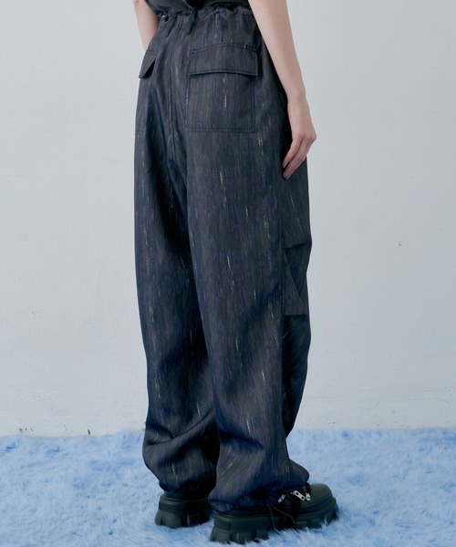 「AIVER」 イージーパンツ SMALL ネイビー メンズ_画像5