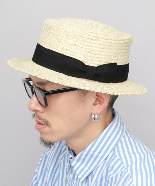 ReqHatter（レックハッター） 麦わら帽子 帽子 ハット メンズ 鬼麦