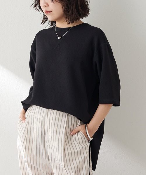 「Whim Gazette」 半袖カットソー 38 ホワイト レディース_画像4