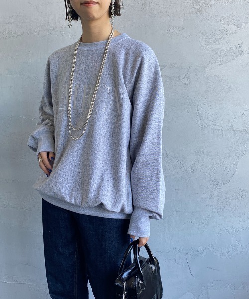 「AMERICANA」 スウェットカットソー ONE SIZE グレー レディースの画像