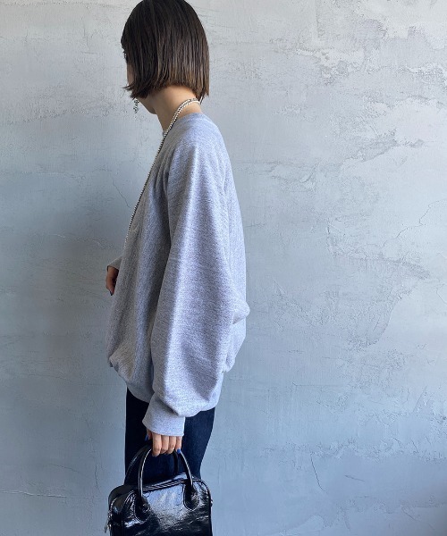 「AMERICANA」 スウェットカットソー ONE SIZE グレー レディースの画像