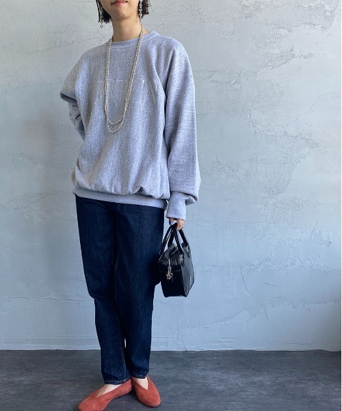 「AMERICANA」 スウェットカットソー ONE SIZE グレー レディースの画像