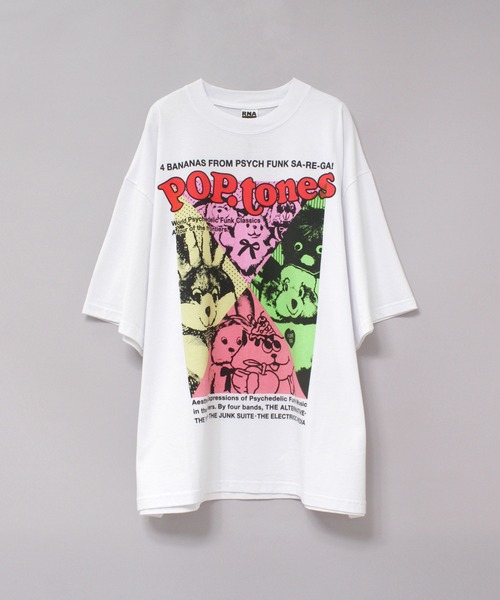 Tシャツ(半袖+袖なし) TORICI  ice big T sweater / pink TORICI ice big T sweater / pinkの通販 by mimo's shop｜ラクマ
