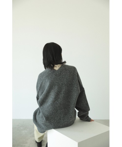 「BLACK BY MOUSSY」 ニットカーディガン FREE ベージュ レディース_画像5