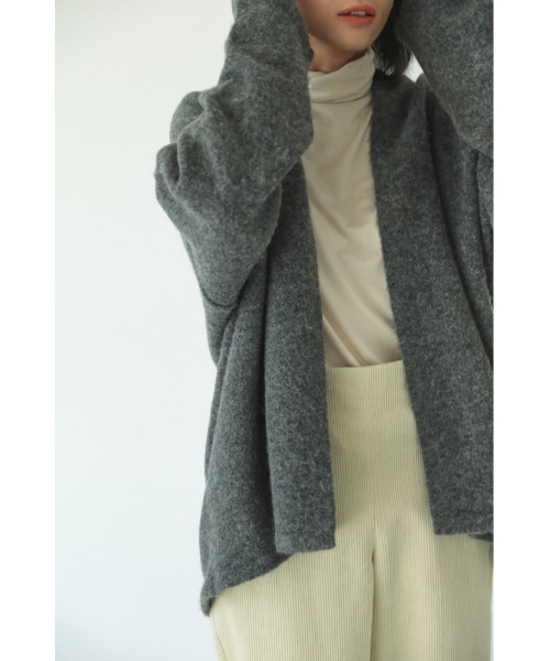 「BLACK BY MOUSSY」 ニットカーディガン FREE ベージュ レディース_画像6