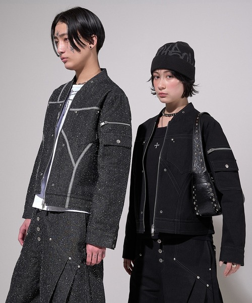 VI E DIT デニムジャケット gジャン Fragment Panel Short Blouson