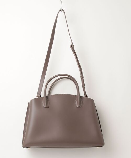 【未使用級】【IACUCCI】ベラール　レザー　2way ショルダーバッグ　袋付 IACUCCI（イアクッチ） ベラール 2WAYバッグ - グレー レディース