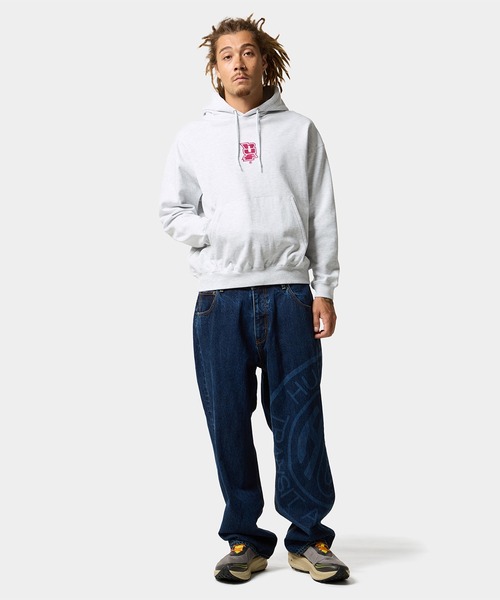 「HUF」 プルオーバーパーカー X-LARGE ネイビー メンズ_画像2