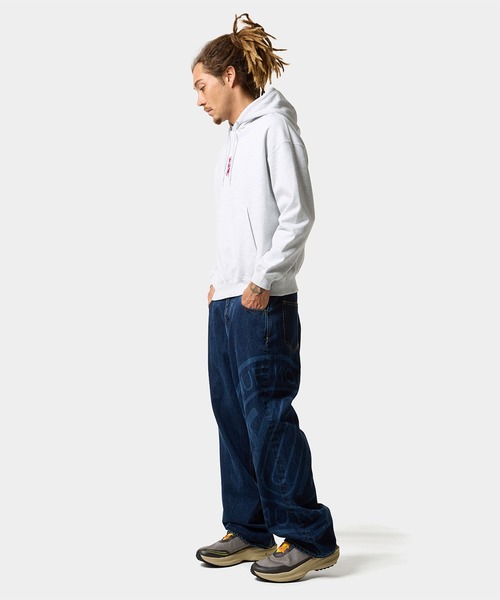 「HUF」 プルオーバーパーカー X-LARGE ネイビー メンズ_画像3