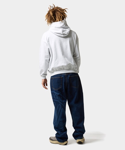 「HUF」 プルオーバーパーカー X-LARGE ネイビー メンズ_画像4