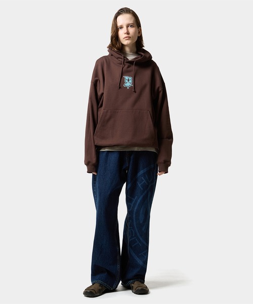 「HUF」 プルオーバーパーカー X-LARGE ネイビー メンズ_画像5