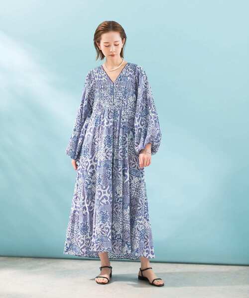 「sara mallika」 長袖ワンピース SMALL ブラック レディース_画像6