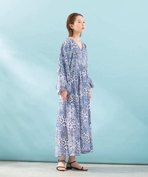 「sara mallika」 長袖ワンピース SMALL ブラック レディース_画像7