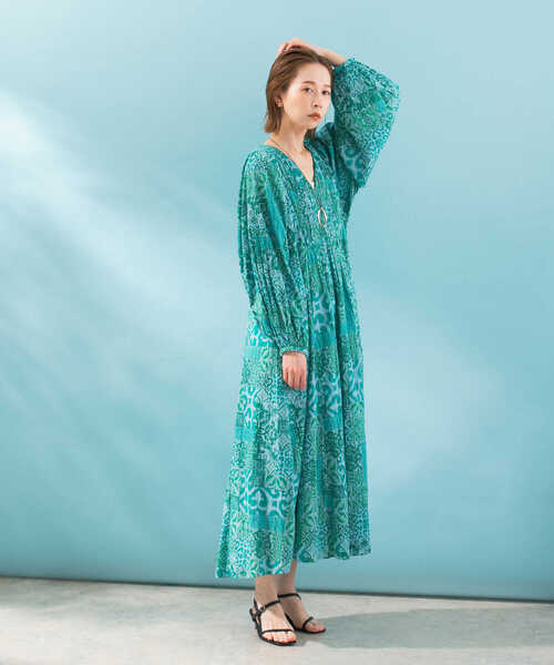 「sara mallika」 長袖ワンピース SMALL ブラック レディース_画像8
