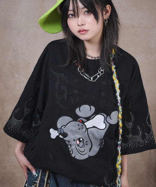 GALFY（ガルフィー） tシャツ 半袖 「GALFY/ガルフィー」ファイヤー