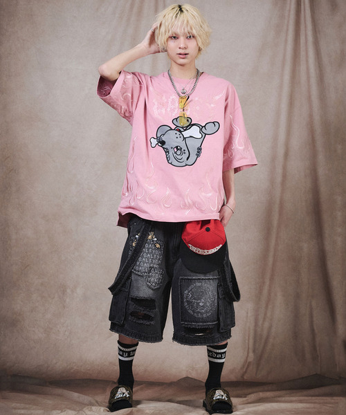 GALFY（ガルフィー） tシャツ 半袖 「GALFY/ガルフィー」ファイヤー